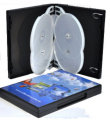 Quadruple DVD Case Black (22mm)
